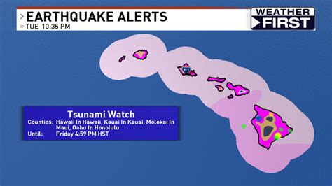 UPDATE: Tsunami watch for Hawaii canceled; officials give all clear | KGAN