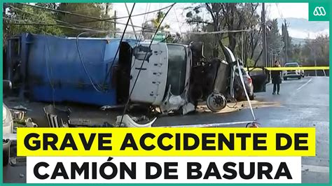 Cámara De Seguridad Capta Grave Accidente De Camión De Basura Youtube