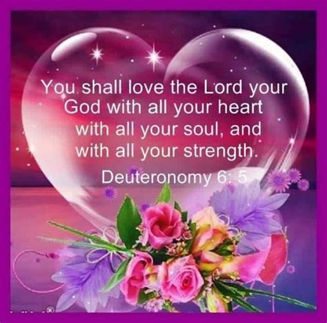 You Shall Love The Lord Your God With All Your Heart With All Your Soul