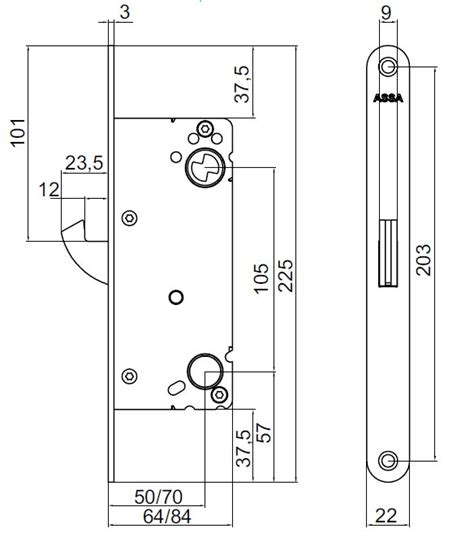 ASSA låskasse LK411 50 galv Modul for sylinder Hakereile R Bergersen