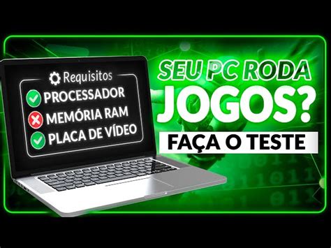 Como SABER Se JOGO RODA No PC Teste Online Mais De 32mil Jogos