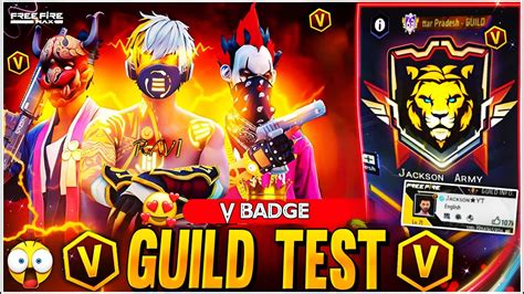 FREE FIRE JACKSONARMYVBAGE GUILD TEST LIVE With Facecam