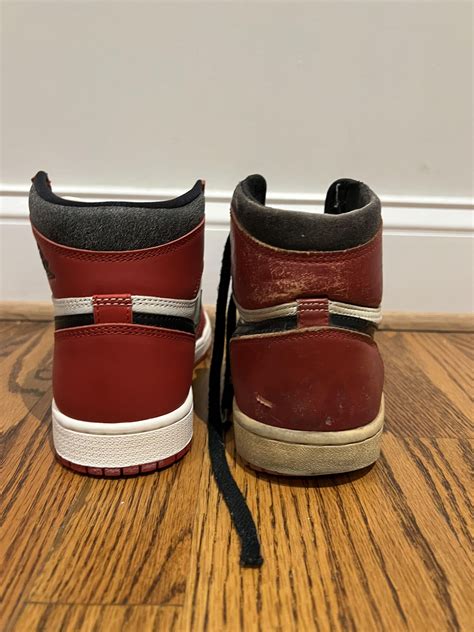 Quick Comparison 1985 Jordan 1 Vs Jordan 1 Lost And Found Rsneakers
