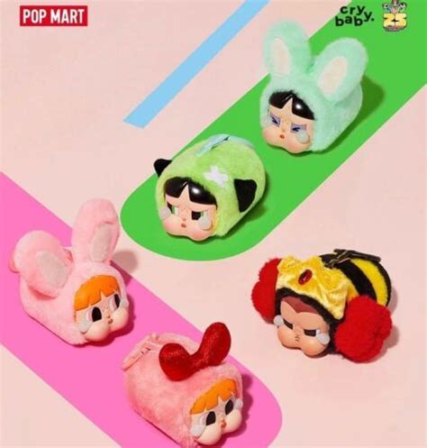 POP MART CRYBABY Sad Club Series Plush Doll Keychain Whole Box Of 6