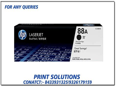 Ink Hp 88a Black Original Laserjet Toner Cartridge For Laser Printer