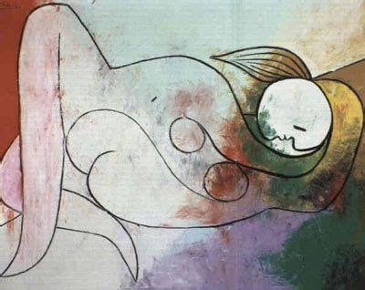 Oil Painting Replica Naked Woman 1932 By Pablo Picasso Inspired By