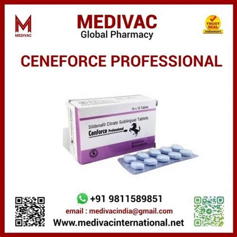 Cenforce Professional 100mg at Rs 1990/box in New Delhi | ID: 2854547758355