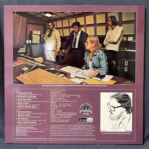 Bill Evans Tony Bennett Bill Evans Album Analogue Productions