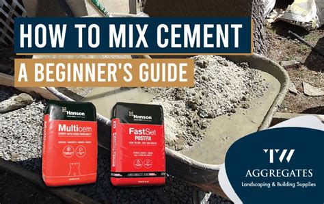 How To Mix Cement A Beginners Guide Expert Tips And Tricks Tw