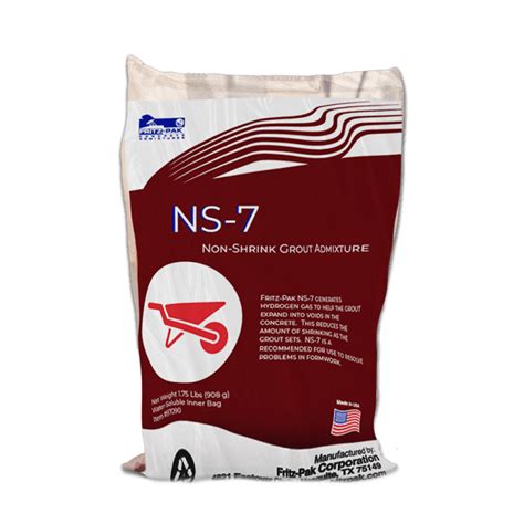 Non Shrink Grout Admixture Ns Fritz Pak Concrete Admixtures