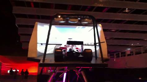 F1 Simulator At Ferrari World Youtube