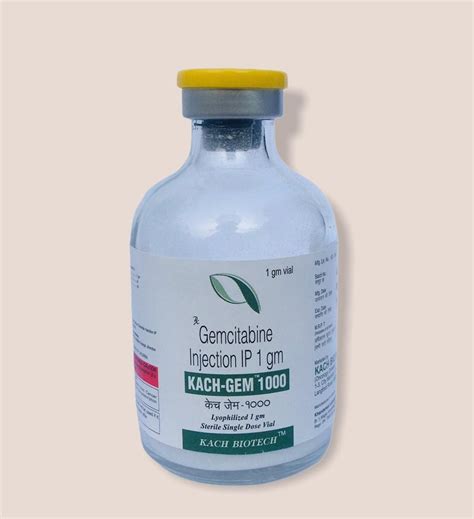 Kach Gem Gemcitabine 1000mg Injection Kach Biotech 1 Gm At Rs 5391