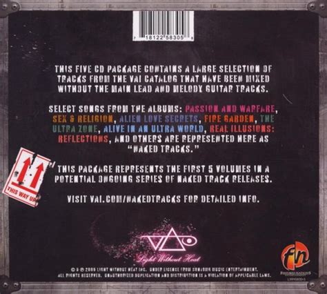 Steve Vai Naked Tracks CD Steve Vai CD Album Muziek Bol