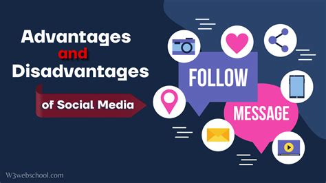 Advantages And Disadvantages Of Social Media W Webschool