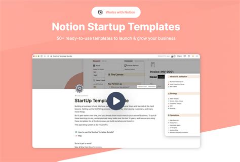 Notion Startup Template