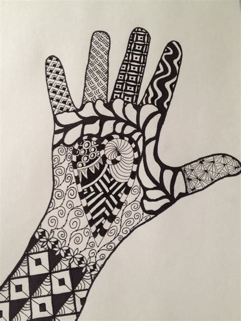 39 Best Images About Zentangle Hands On Pinterest Hand Photo Ink And