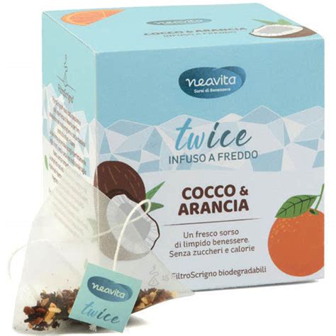 Twice Infuso A Freddo Cocco E Arancia Filtroscrigno Neavita Hp Italia