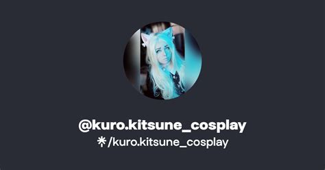 Kuro Kitsune Cosplay Instagram Tiktok Linktree