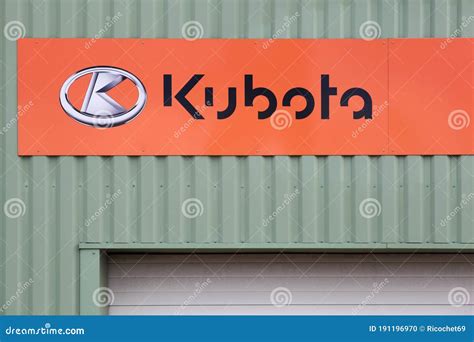 Kubota Logo On A Wall Editorial Image Image Of Tractor 191196970