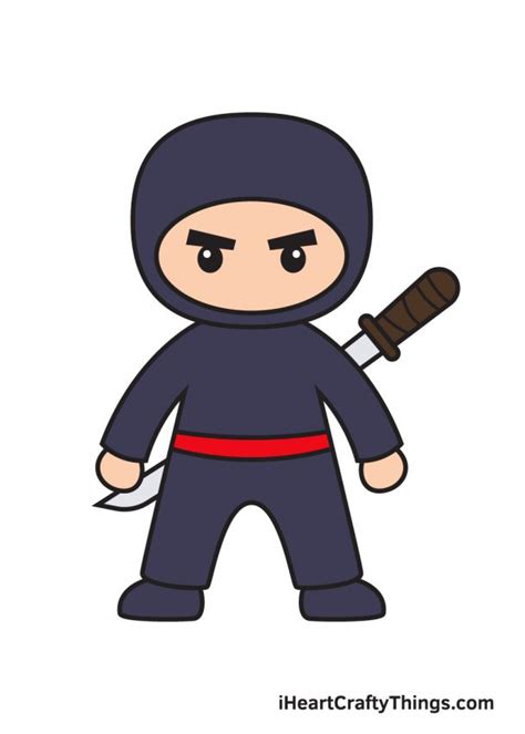 Ninja Drawing - How To Draw A Ninja Step By Step