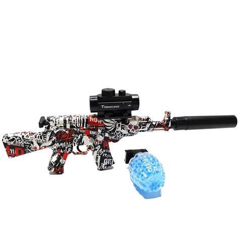 Rifle Elétrico de Bolinhas de Gel Orbeez AKM Vermelho Bravo