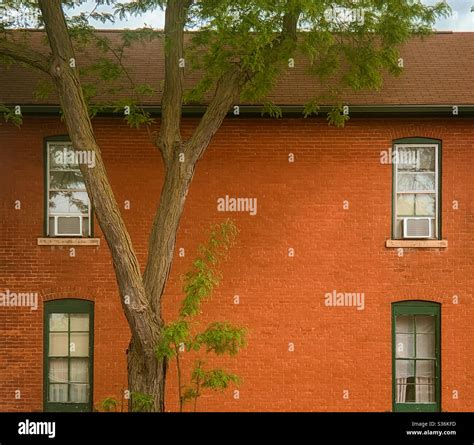 Red Brick Facade Hi Res Stock Photography And Images Alamy