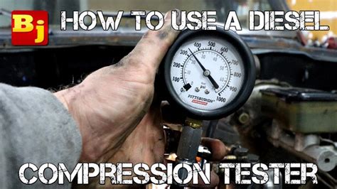 How To Use A Diesel Compression Tester Youtube