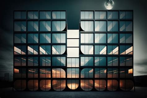 Premium AI Image | Architecture and Business Building Window