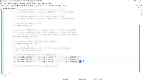 Java The Isblank Vs The Isempty Method Youtube