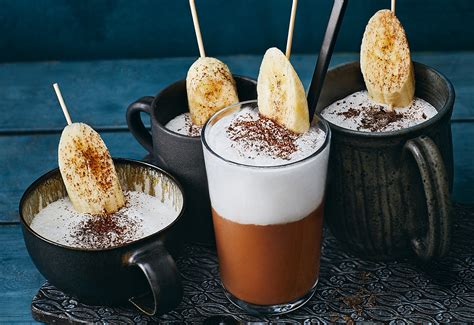 Bananen Schoko Shake Mit Kokosschaum Frisch Gekocht