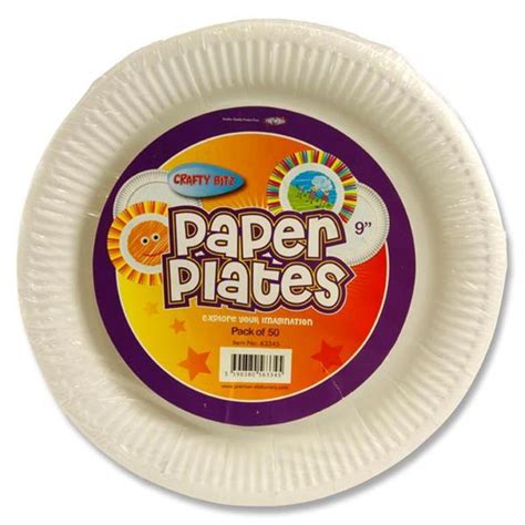 9 Paper Plates Pack Of 50 Art And Craft