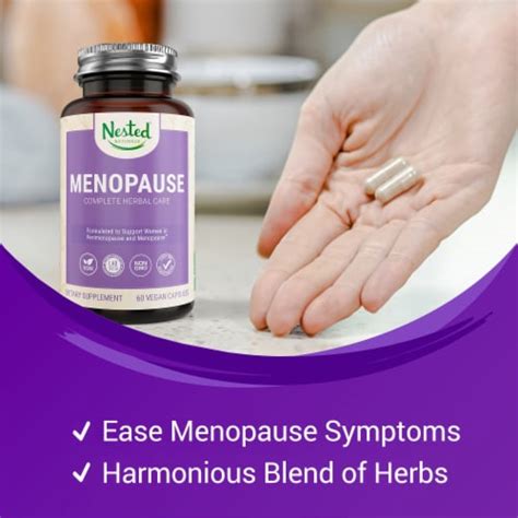 Nested Naturals Menopause Complete Herbal Care 60 Vegan Capsules 60