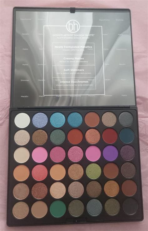 Bh Studio Pro Ultimate Artistry Shadow Palette Mattes Satins