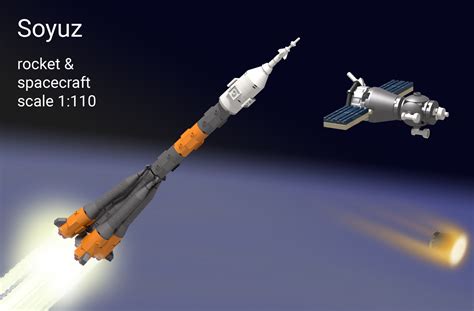 Lego Ideas Soyuz Rocket And Spacecraft