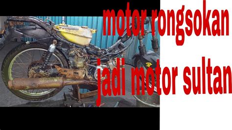 Restorasi Motor Yamaha Lama Vega R Motor Rongsokan Berubah Jadi