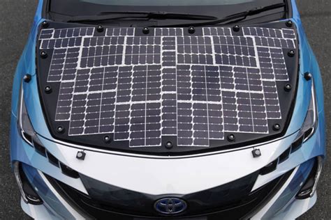 Toyota tests car covered in solar panels