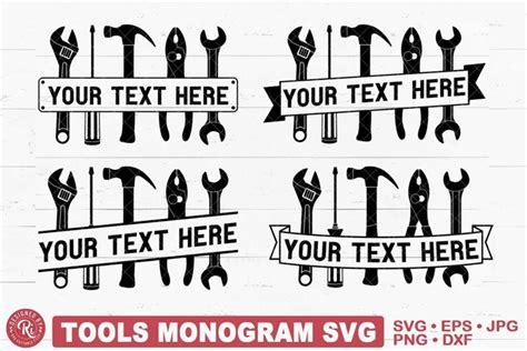 Tools Monogram SVG Handyman Mechanic Repair 2030297