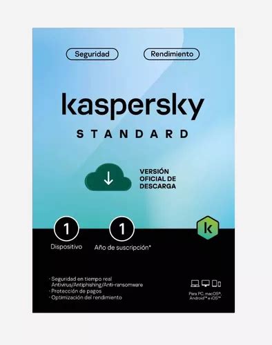 Licencia Original Kaspersky Antivirus Standard Pc A O Cuotas Sin