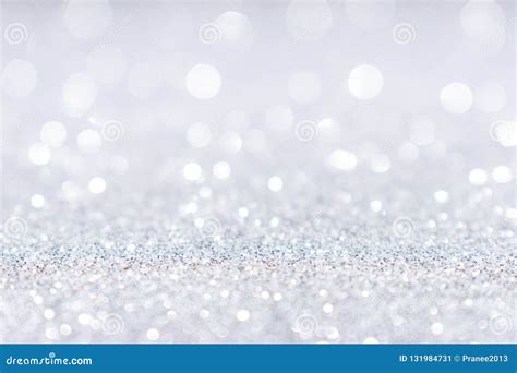 Abstract White Silver Glitter Sparkle Background Stock Image Image Of