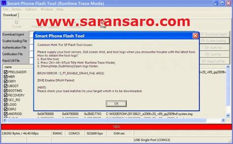 Fix All Sp Flash Tool Errors Brom Error