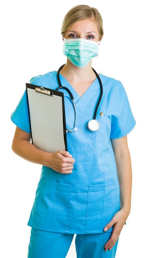 Woman In Medical Doctor Uniform Stock Photo Image Of Sick Healthy