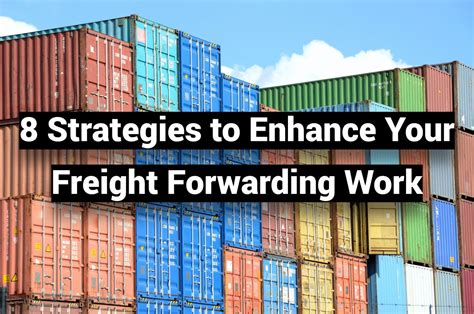 Strategies To Enhance Your Freight Forwarding Work Zainview