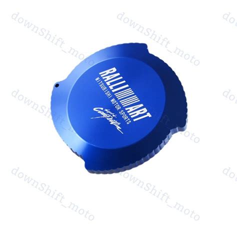 X1 Brand New Ralliart Aluminum Racing Engine Oil Filler Cap Blue For