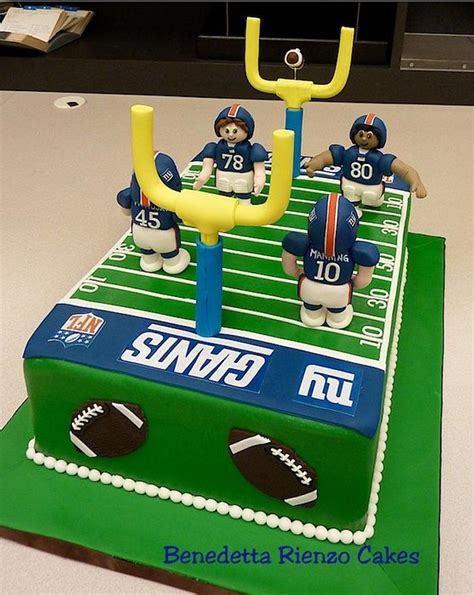 Giants Football Birthday Cake Name