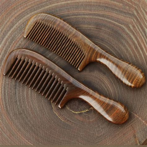 Handmade Premium Quality Natural Paraguay Green Sandalwood Hair Comb