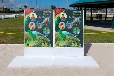 Guyana honours fallen servicemen with monument in Base Camp Ayanganna ...