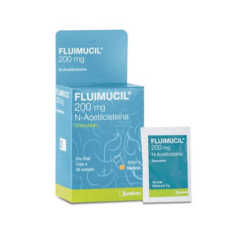 FLUIMUCIL 200 MG CAJA X 30 S S Farmavida Droguería Online Salud y