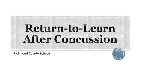 Return To Learn After Concussion Ppt Download