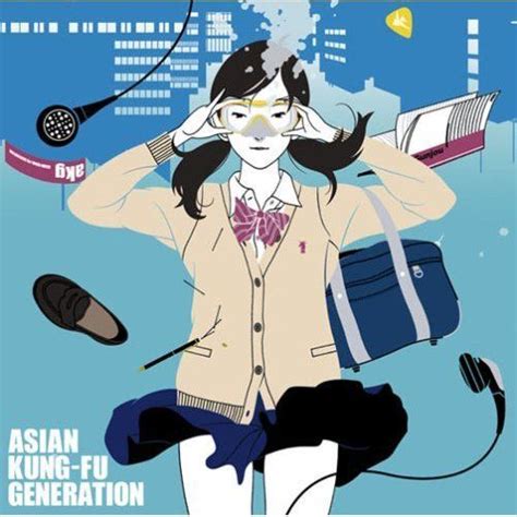 Aru Machi No Gunjou Asian Kung Fu Generation Best Album Art Kung Fu