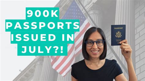 Us Passport Update 900k Passports Issued In July 2020 Youtube